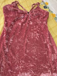 A Pink Bodycon Dress