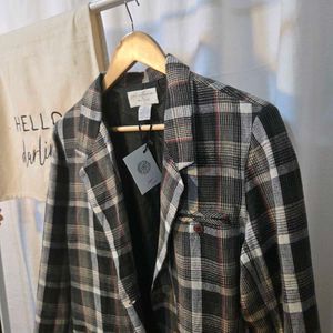 Plaid Blazer