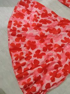 Floral Tiered Mini Dress