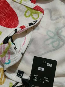 Abstract Graphic Print Tee