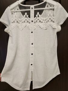 Top With Lace Detailing. Bought In The States.