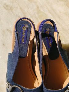 Stylish Blue Wedges