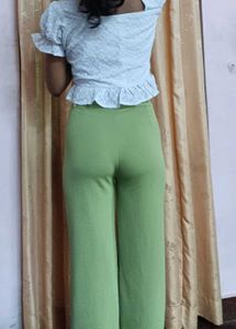 Top And Trouser Set🤍💚