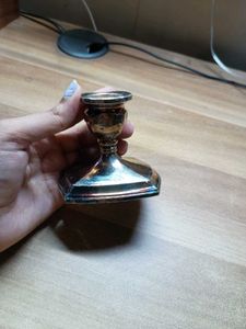 SILVERPLATE CANDLE STICK HOLDERS