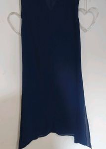 Navy Sleeveless Dress