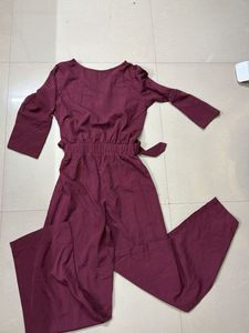 Maroon Jumpsuit