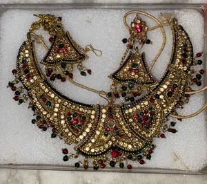 Bridal Multicoloured Necklace Set