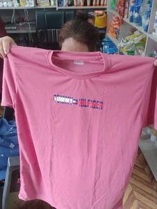 Tommy Hilfiger Pink Tee Available In Many Colors💕
