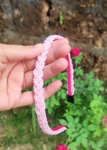 Braided Beaded Hairbands - Set of 4