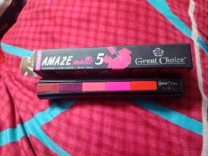 AMAZE MATTE 5 IN 1 LIPSTICK 💄