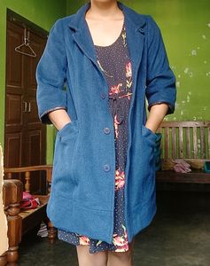 Zara Woman Wool Blend Coat