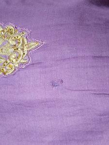 Purple kurta set
