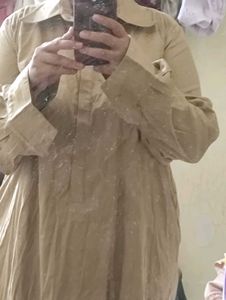 Khaki Midi Dress