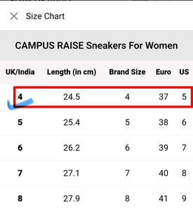 Campus Raise Sneakers For Women (White, 4)
