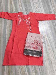 Coral Elegant Kurti