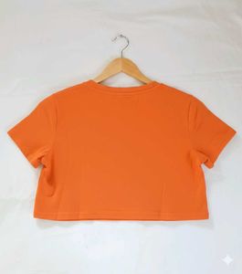 Halloween Pumpkin Crop Top