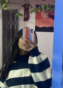 Striped Knit Pullover 🎀