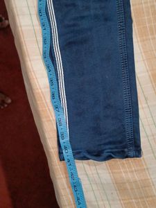 Stylish Side Strip New Jeans With Tag