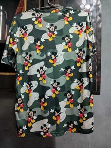 Mickey Mouse Print Tee