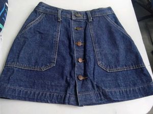 Vintage Cargo Mini Skirt Denim Y2K Babydoll Micro