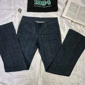 Sparkly Low Waist Bootcut Denim Y2K Vintage