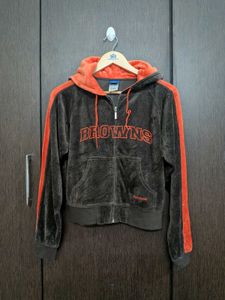 NFL Reebok Browns Hoodie Jacket