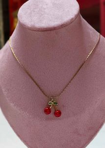 CUTE CHERRY NECKLACE 🍒