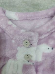 Cute Bear Print Baby pyjama set