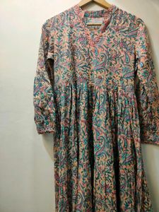Floral Print Long Sleeve Dress