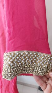 #sale Alert# brand new heavy party wear hot pink gown