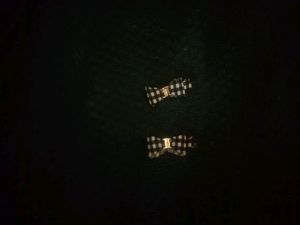 Chequered Charm Clips