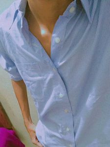 Striped Button-Down Shirt