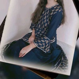 Navy Blue Kurti 🪩