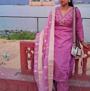 Pink Salwar Kameez Suit Set