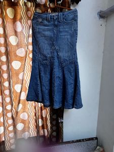 Denim Mermaid Skirt