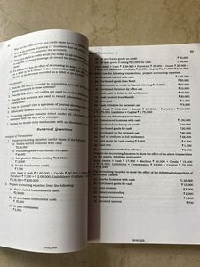 Class 11 Accounts ( Part 1 n 2)