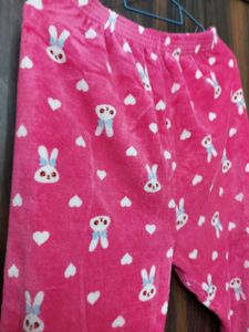 Pink Bunny Pajama Pants