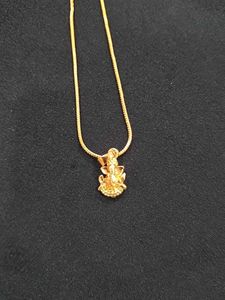 2K Gold Polish Spiritual Chain With Ganesha Locket