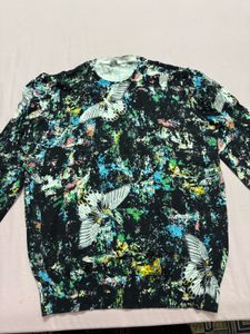 Butterfly Print Sweater