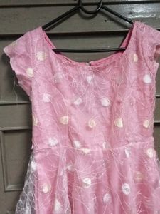 Pink Polka Dot Dress