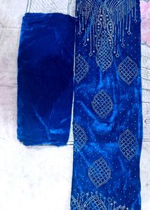 Elegant Velvet Salwar Kameez