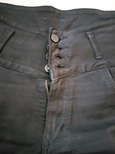 High Waisted Black Jeans