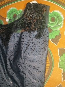 Black And Grey Gown