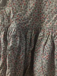 Denim Frock And Cotton