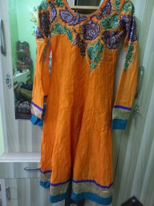 Embroided Anarkali Frok
