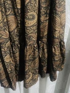 Paisley Print Maxi Dress