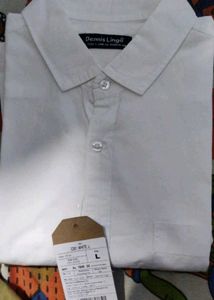 Free Gift With Premium Pure Cotton White Shirt