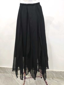 Black Flowy Maxi Skirt