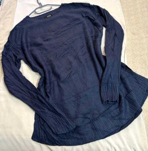 🎁Buy1 Get1 Free Navy Blue Long Sleeve Top E