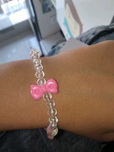 Beaded Bow Bracelet